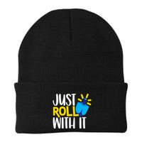 Just Roll with It Funny Matching Family Hanukkah Chanukah Beanie