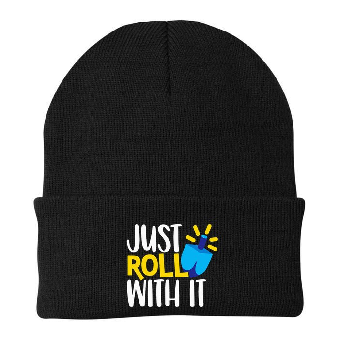 Just Roll with It Funny Matching Family Hanukkah Chanukah Beanie