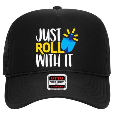 Just Roll with It Funny Matching Family Hanukkah Chanukah Trucker Hat