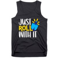 Just Roll with It Funny Matching Family Hanukkah Chanukah Tank Top