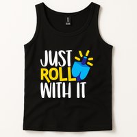 Just Roll with It Funny Matching Family Hanukkah Chanukah Tank Top