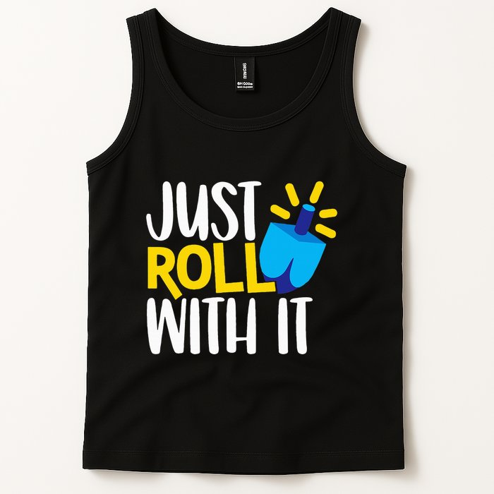 Just Roll with It Funny Matching Family Hanukkah Chanukah Tank Top