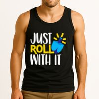 Just Roll with It Funny Matching Family Hanukkah Chanukah Tank Top