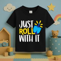 Just Roll with It Funny Matching Family Hanukkah Chanukah Toddler T-Shirt