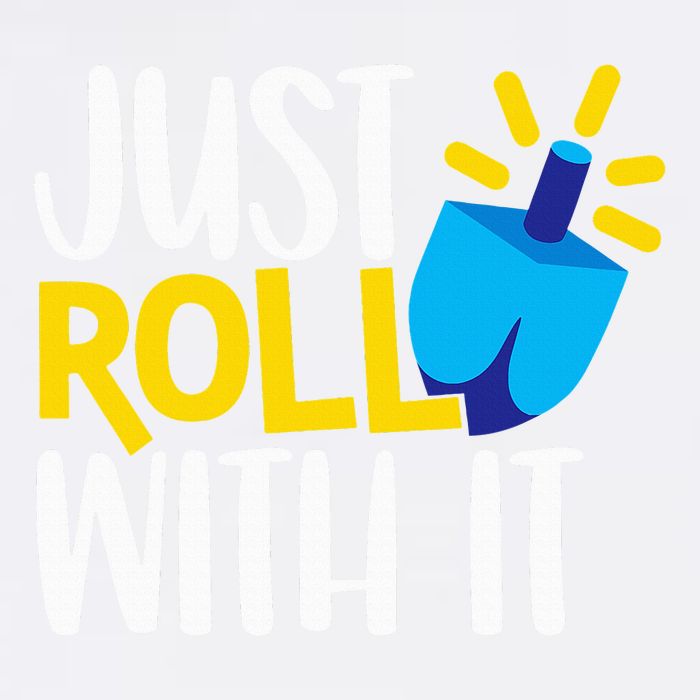Just Roll with It Funny Matching Family Hanukkah Chanukah Garment-Dyed Sweatshirt