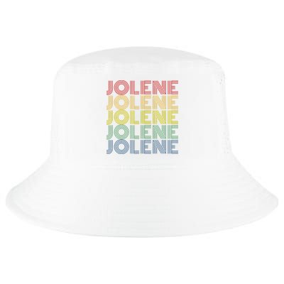 Jolene Retro Wordmark Pattern Vintage Style Cool Comfort Performance Bucket Hat