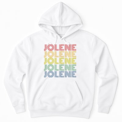 Jolene Retro Wordmark Pattern Vintage Style Hoodie