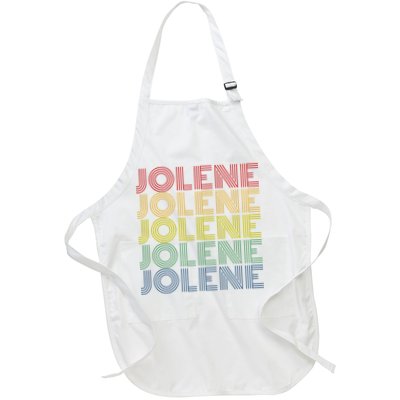 Jolene Retro Wordmark Pattern Vintage Style Apron