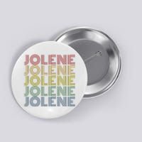 Jolene Retro Wordmark Pattern Vintage Style Button