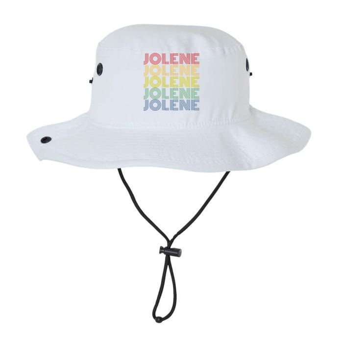 Jolene Retro Wordmark Pattern Vintage Style Bucket Hat