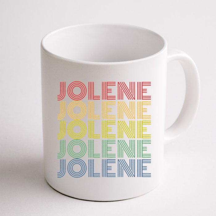 Jolene Retro Wordmark Pattern Vintage Style Mug