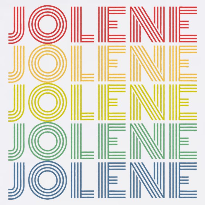 Jolene Retro Wordmark Pattern Vintage Style Mug