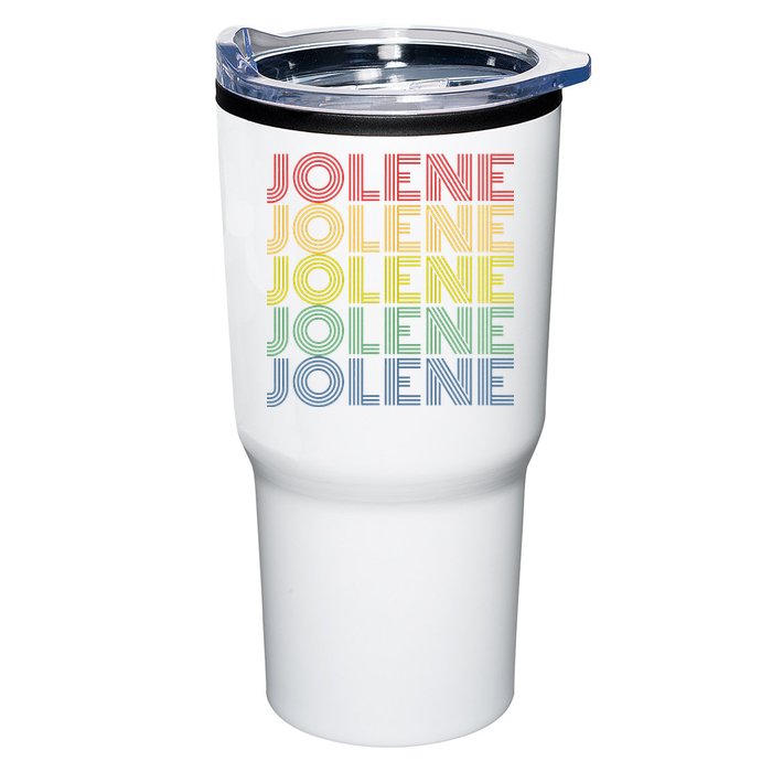 Jolene Retro Wordmark Pattern Vintage Style Tumbler