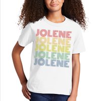 Jolene Retro Wordmark Pattern Vintage Style Kids T-Shirt