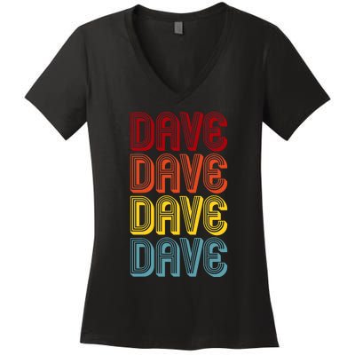 Julia Roberts Wearing Dave Dave Dave Dave Women's V-Neck T-Shirt