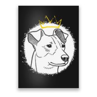 Jack Russell with Crown funny pet lovers gift Poster