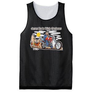 Jesus Rode With Outlaws Cowgirl Cowboy Jesus Christian Jesus Rode Mesh Reversible Basketball Jersey Tank