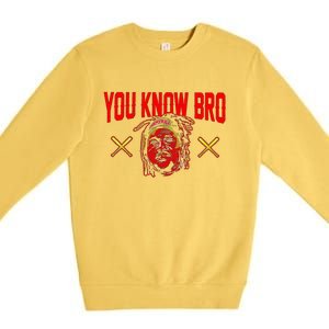 Jose Ramirez You Know Bro Premium Crewneck Sweatshirt