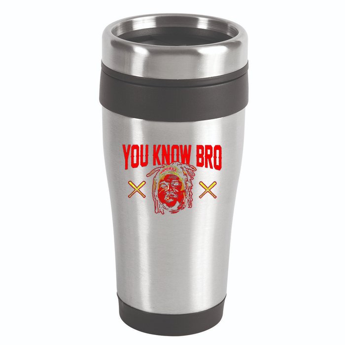 Jose Ramirez You Know Bro 16oz Travel Tumbler