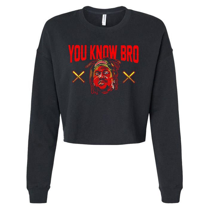 Jose Ramirez You Know Bro Cropped Pullover Crew