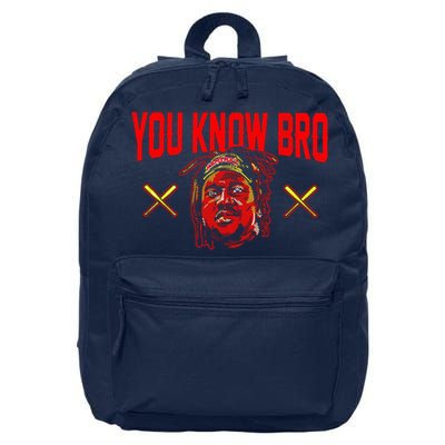 Jose Ramirez You Know Bro 16 in Basic Backpack