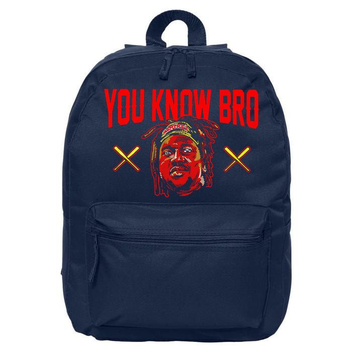 Jose Ramirez You Know Bro 16 in Basic Backpack