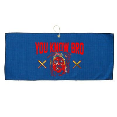 Jose Ramirez You Know Bro Large Microfiber Waffle Golf Towel