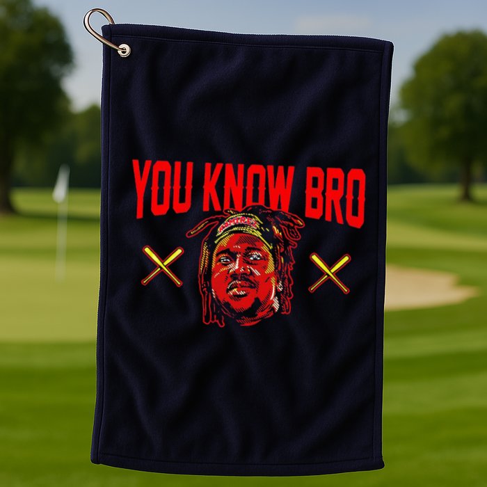 Jose Ramirez You Know Bro Golf Towel