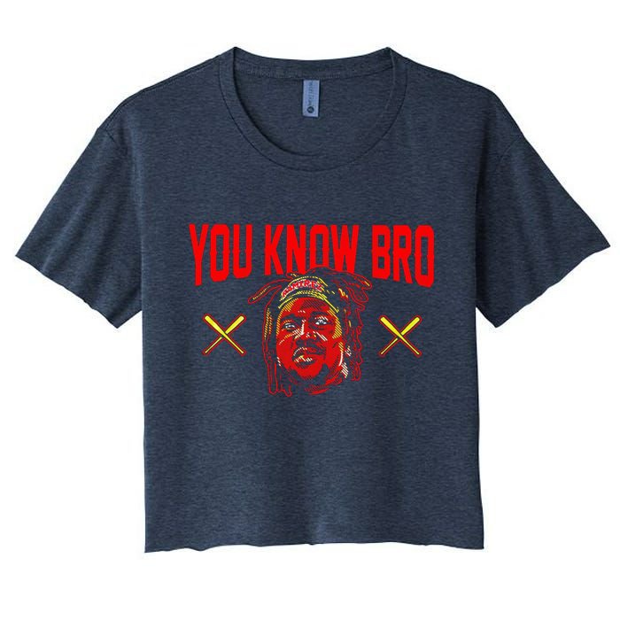 Jose Ramirez You Know Bro Women's Crop Top Tee