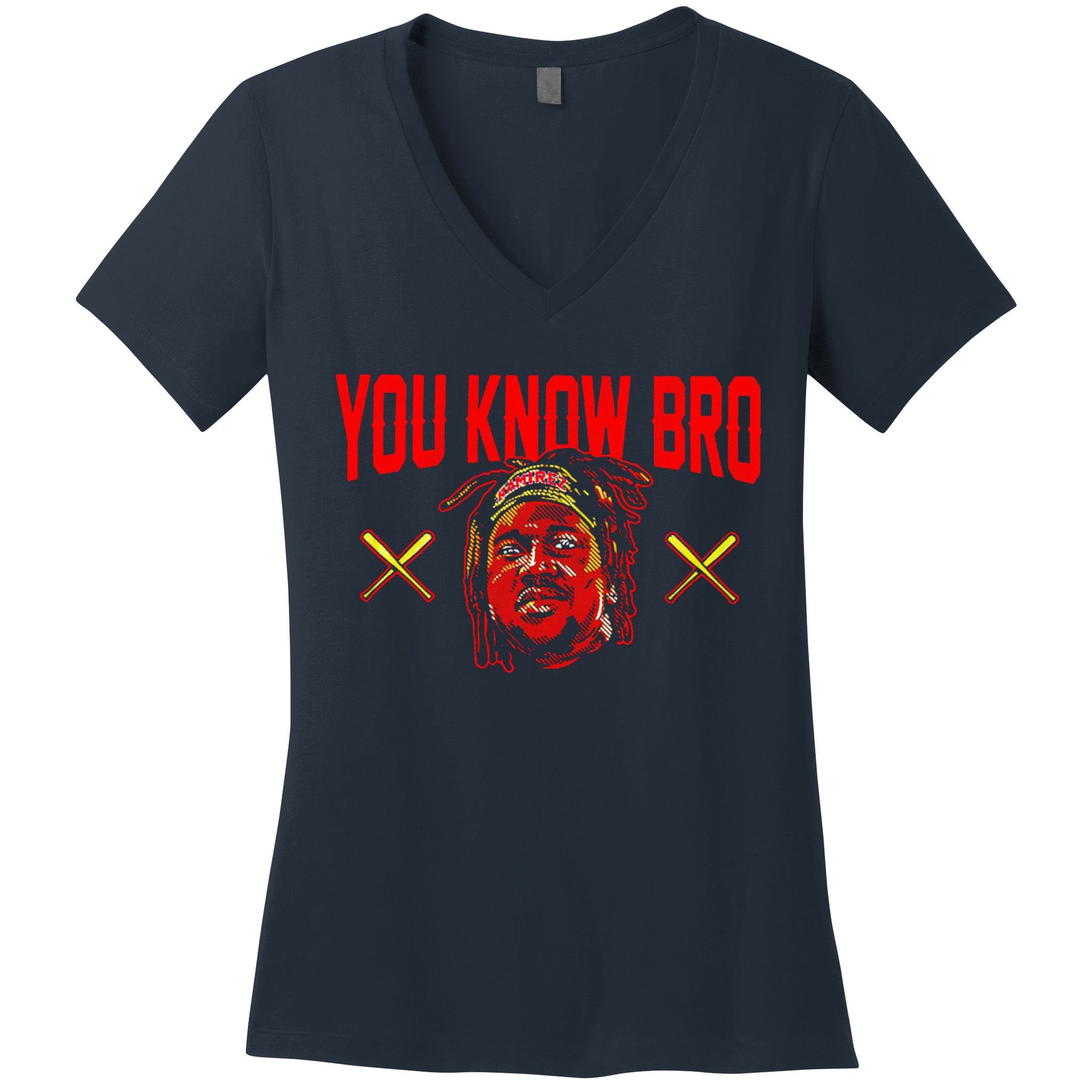Jose Ramirez You Know Bro Women's V-Neck T-Shirt
