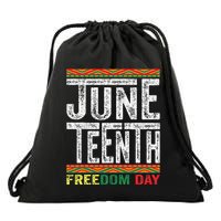 Juneteenth Since 1865 Black History Month Freedom Day Drawstring Bag