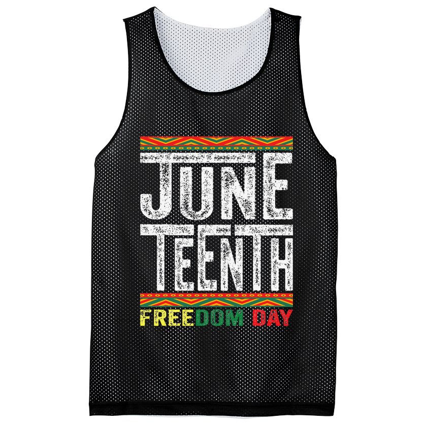 Juneteenth Since 1865 Black History Month Freedom Day Mesh Reversible Basketball Jersey Tank