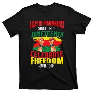 Juneteenth Since 1865 Celebrate Freedom Afican T-Shirt