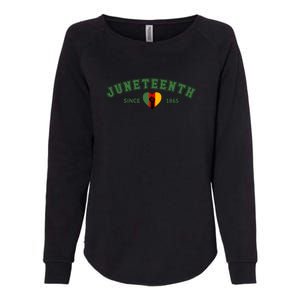 Juneteenth Since 1865 Afro America Gift For Juneteenth Day Womens California Wash Sweatshirt