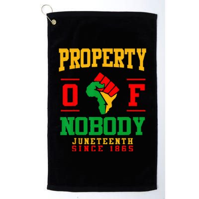 Juneteenth Since 1865 Black History African American Freedom Platinum Collection Golf Towel