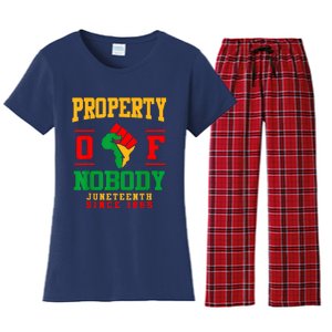 Juneteenth Since 1865 Black History African American Freedom Women's Flannel Pajama Set