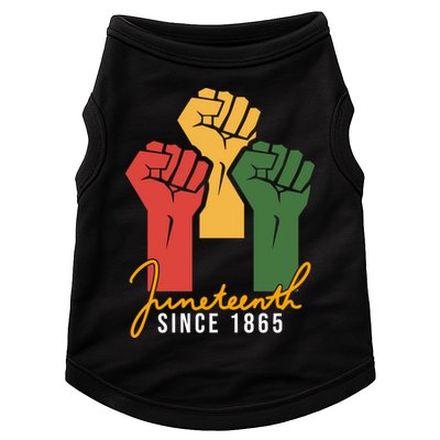 Juneteenth Since 1865 Doggie Tank