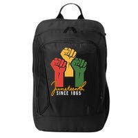 Juneteenth Since 1865 City Backpack