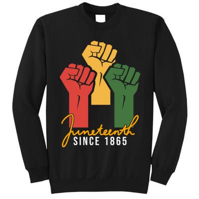 Juneteenth Since 1865 Tall Sweatshirt