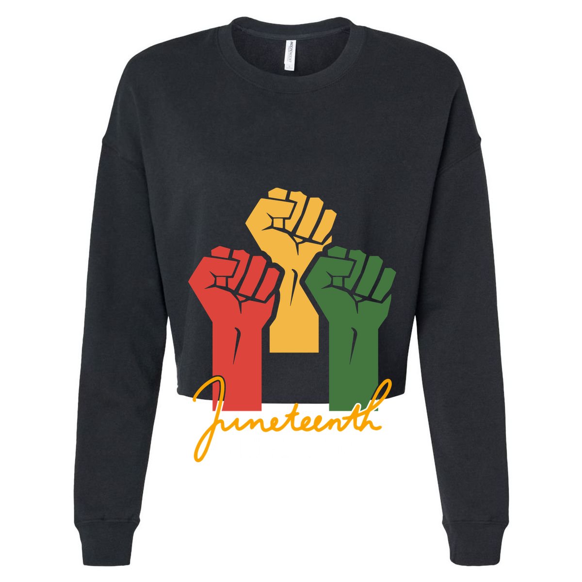 Juneteenth Since 1865 Women's Crop Top Tee