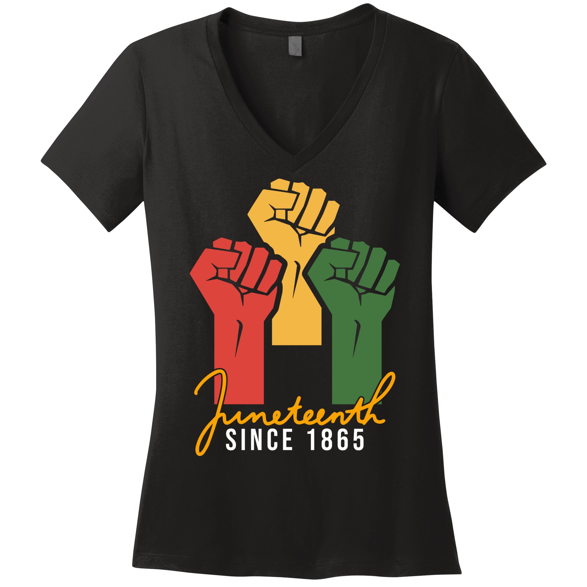 Juneteenth Since 1865 Women's V-Neck T-Shirt