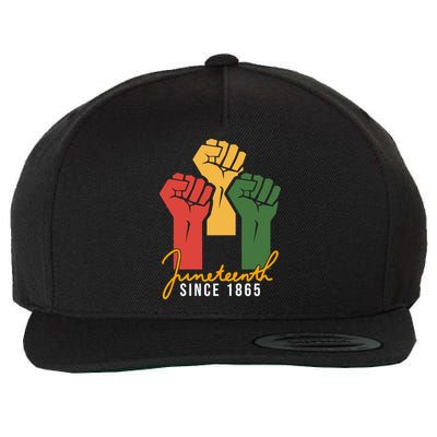 Juneteenth Since 1865 Wool Snapback Cap