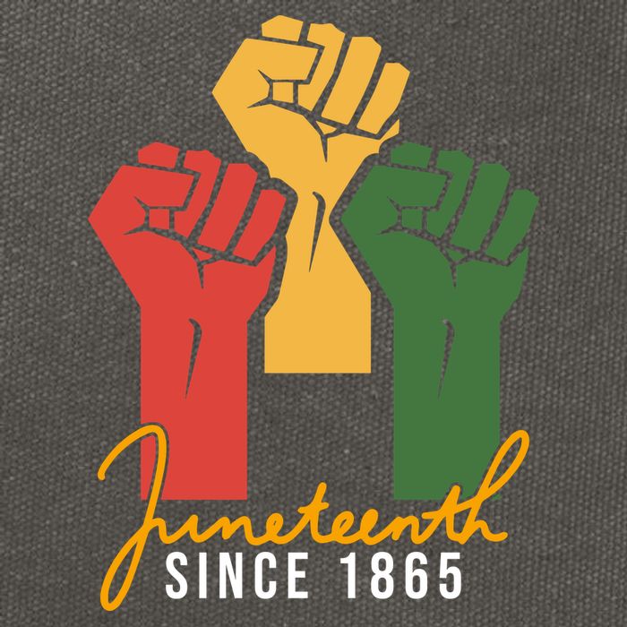 Juneteenth Since 1865 Cotton Canvas Backpack