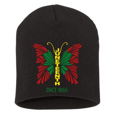 Juneteenth Since 1865 African American Black Culture Short Acrylic Beanie