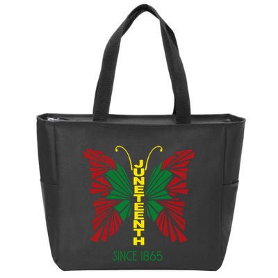 Juneteenth Since 1865 African American Black Culture Zip Tote Bag