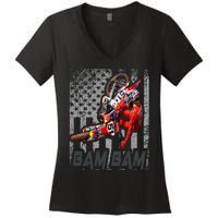 Jb51 Supercross 2023 Women's V-Neck T-Shirt