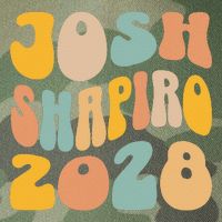 Josh Shaprio 2028 for President Resist Wavy Groovy Election Legacy Tie Dye Trucker Hat