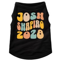 Josh Shaprio 2028 for President Resist Wavy Groovy Election Doggie Tank
