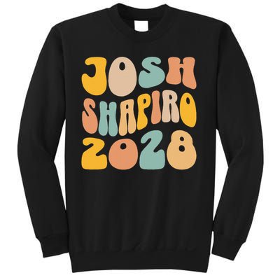 Josh Shaprio 2028 for President Resist Wavy Groovy Election Sweatshirt