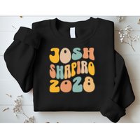 Josh Shaprio 2028 for President Resist Wavy Groovy Election Sweatshirt
